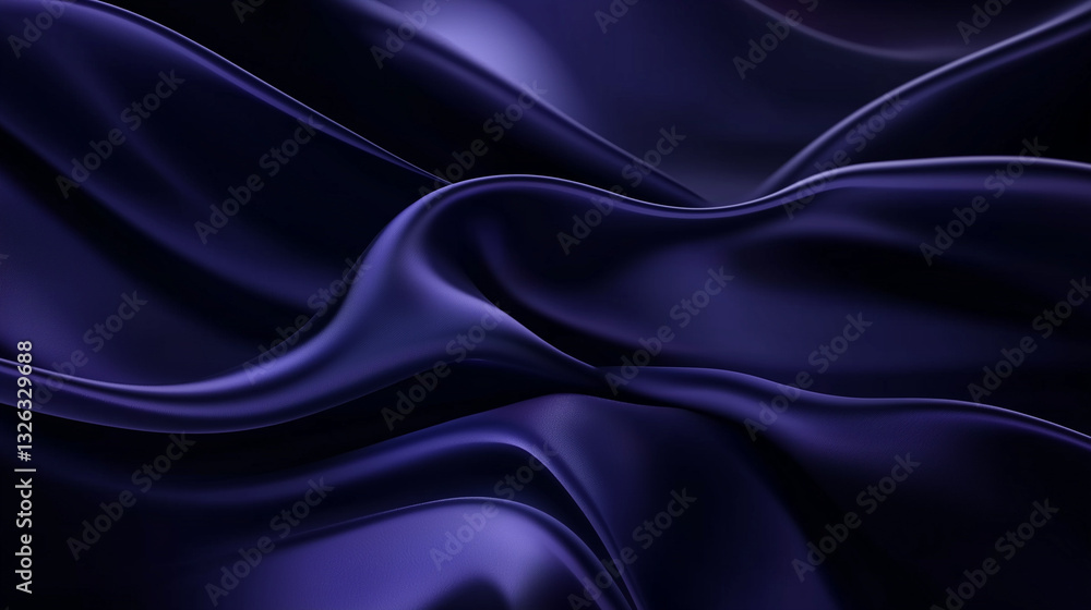 A smooth and minimalistic abstract background with flowing, curved waves in deep navy blue and royal purple. The waves have a soft, glowing sheen, creating a sense of depth and movement. A smooth and minimalistic abstract background with flowing, curved waves in deep navy blue and royal purple. The waves have a soft, glowing sheen, creating a sense of depth and movement.