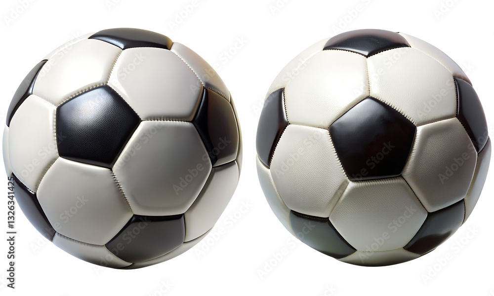 Soccerball isolated, a set of sports balls collection isolated on a white background Soccerball isolated, a set of sports balls collection isolated on a white background