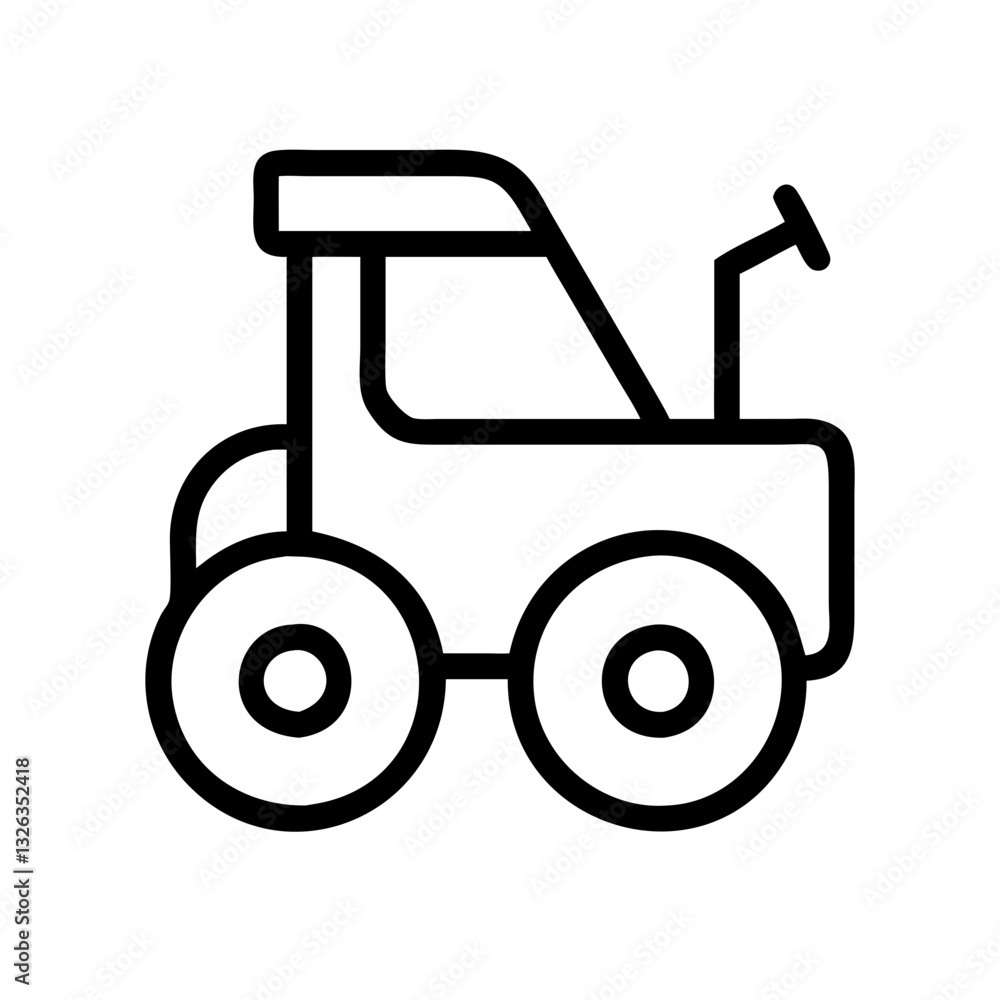 Toys Construction Minimal Vector Icon Pictogram Toys Construction Minimal Vector Icon Pictogram