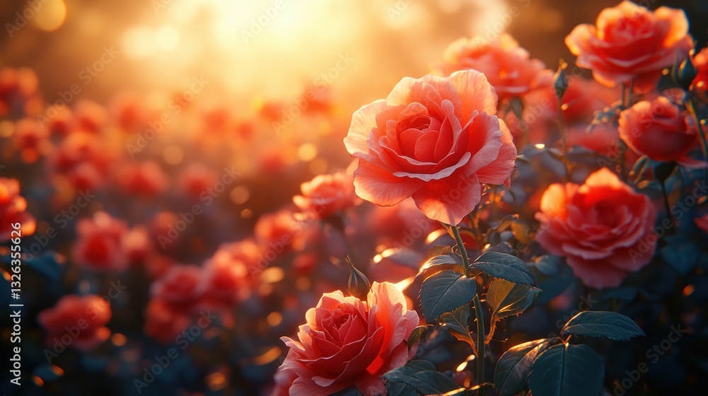 Roses of every hue and form abound in this lovely garden. Roses of every hue and form abound in this lovely garden.