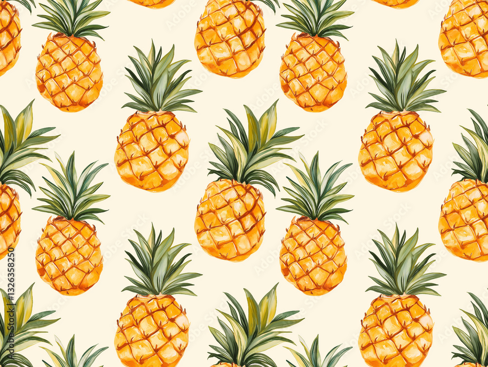 The Vibrant pineapple pattern brings a tropical, summer vibes The Vibrant pineapple pattern brings a tropical, summer vibes