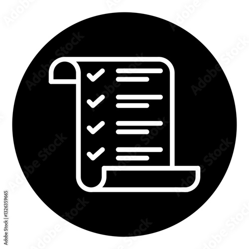  Rules Black Circle Icon