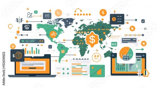 Wallpaper Mural Cross-Border Payment Compliance Dashboard - Anti-Money Laundering Fintech Interface Design Torontodigital.ca
