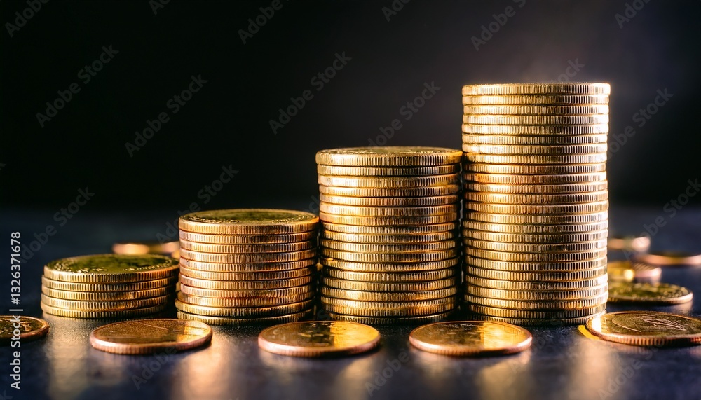 Futuristic designs depict a blend of art and finance. Futuristic designs depict a blend of art and finance.