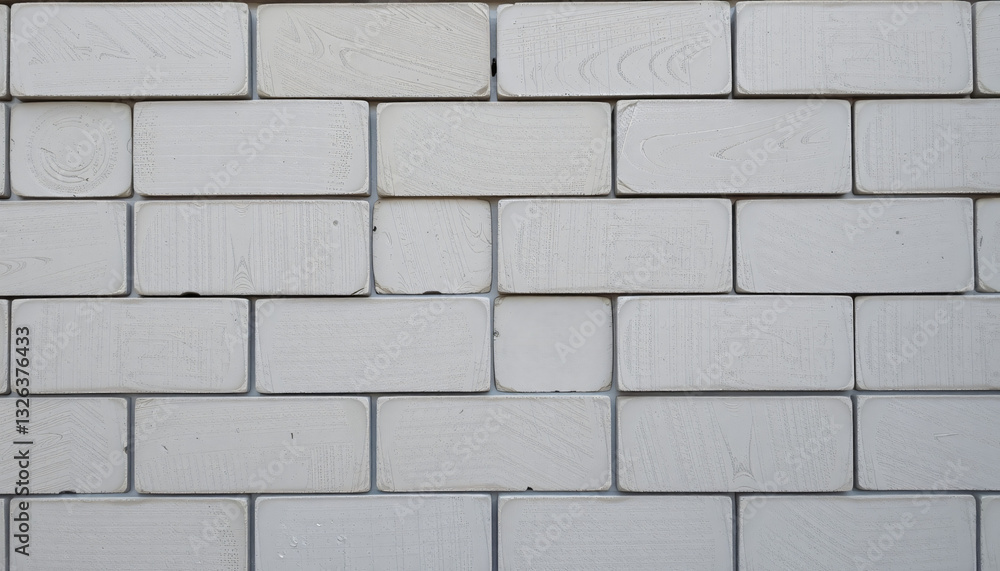 Naklejka premium Gray Brick Wall Texture for Construction, Architecture, and Backgrounds