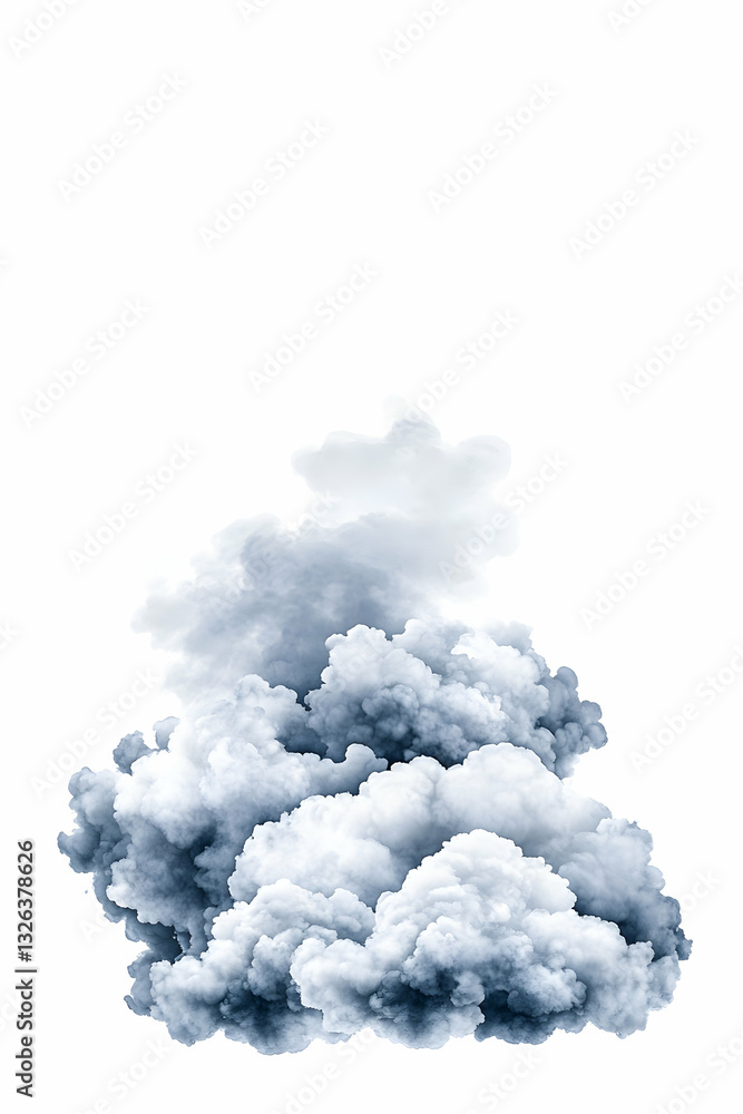 Abstract smoky cloud formation Abstract smoky cloud formation