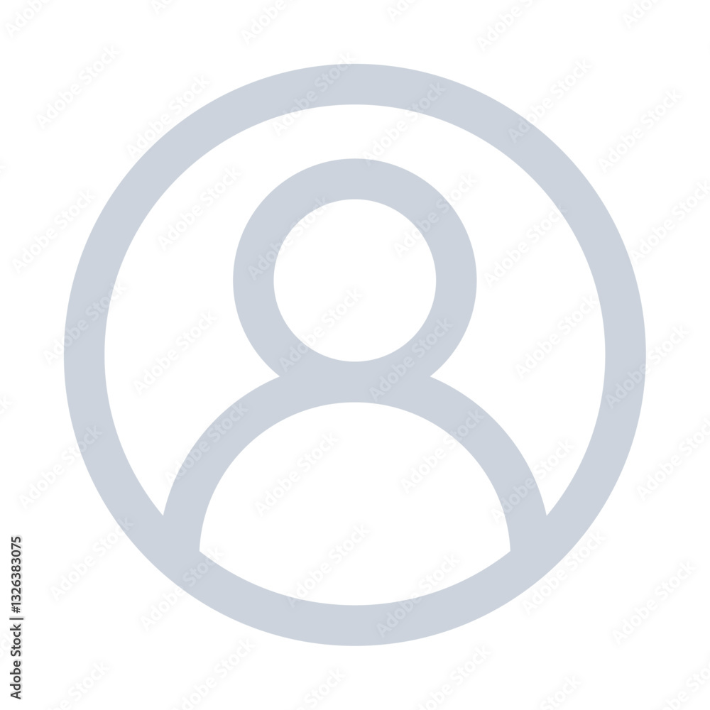 High resolution default profile picture icon. High resolution default profile picture icon.