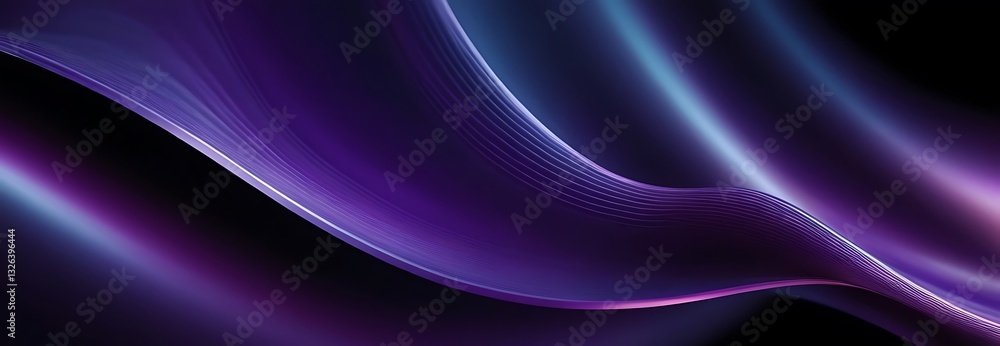 Obraz premium Abstract fluid iridescent holographic neon curved wave in motion colorful background 3d render. Gradient design elements for backgrounds, banners, wallpapers,wave, background, colourful, 46