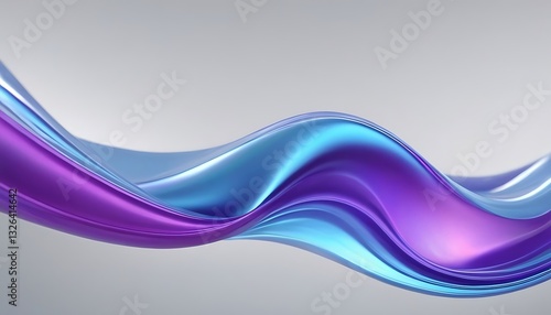 Abstract background with dynamic flowing light waves in shades of blue Background and purple Background, Vibrant and futuristic design. 3d render,Abstract background with dynamic,13