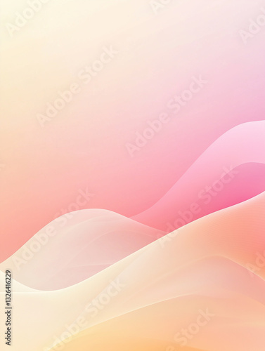 Soft and modern design with fluid shapes, perfect for contemporary digital backgrounds and artistic compositions