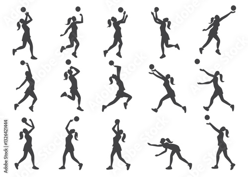 Wallpaper Mural volleyball woman player Torontodigital.ca