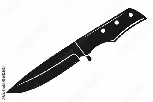 utility knife line art silhouette vector illustration