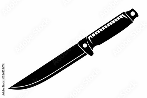 utility knife line art silhouette vector illustration