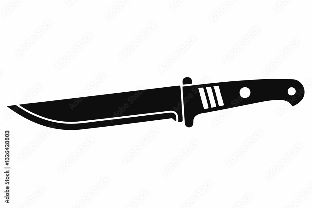 utility knife line art silhouette vector illustration