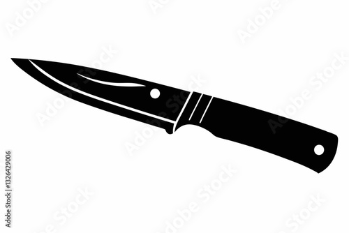 utility knife line art silhouette vector illustration
