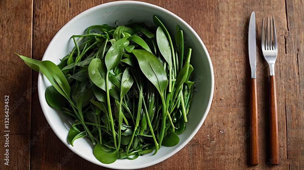 Exploration of water spinach also known as 'kangkong' Exploration of water spinach also known as 'kangkong'