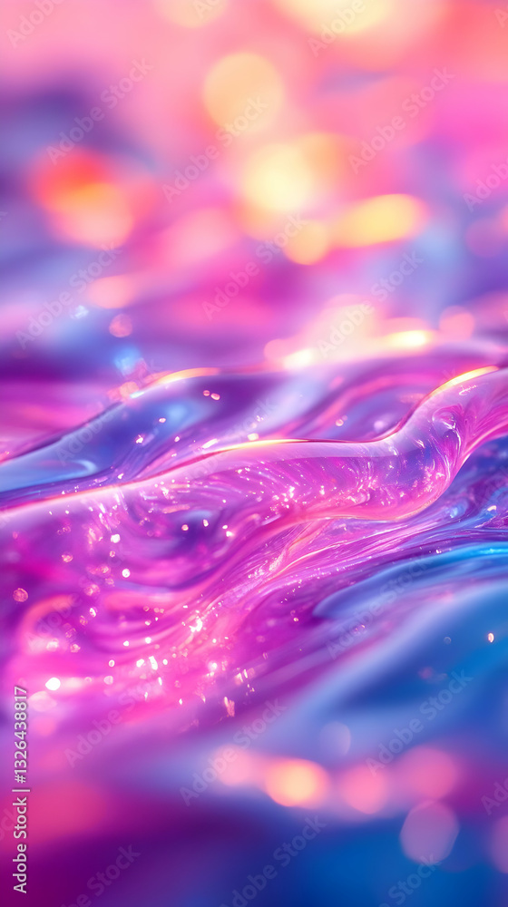 Abstract Liquid Waves In Vibrant Colors Abstract Liquid Waves In Vibrant Colors