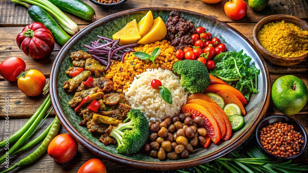 Nourishing African food: a balanced diet. Nourishing African food: a balanced diet.