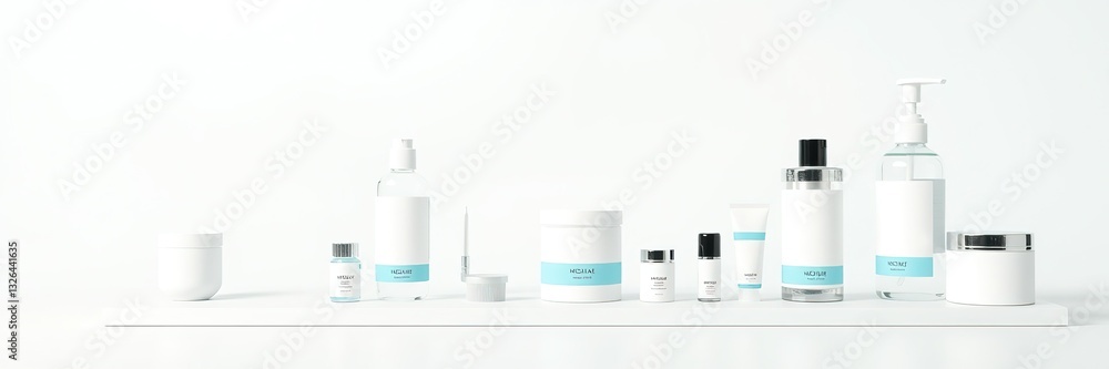 Modern Healthcare Product Display, Showcase for Innovation