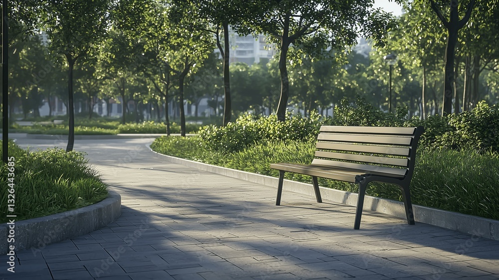 A weathered city bench in a public park, surrounded by autumn leaves, photorealistic
A weathered city bench in a public park, surrounded by autumn leaves, photorealistic