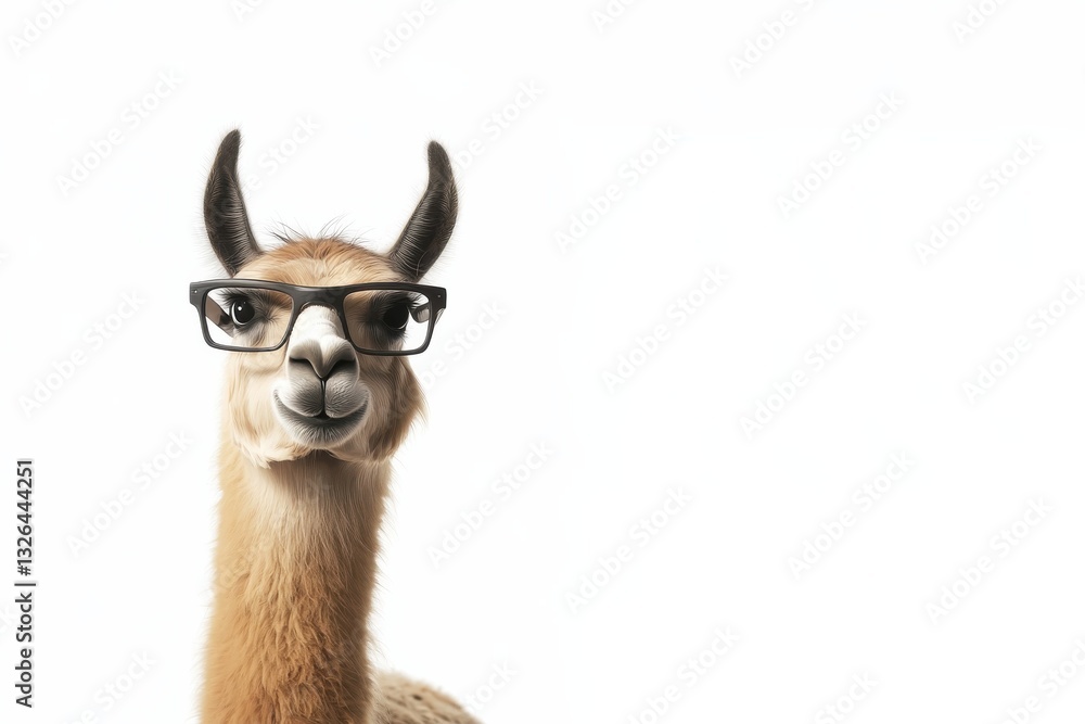 Fototapeta premium Llama promotes digital literacy and warns about fake news