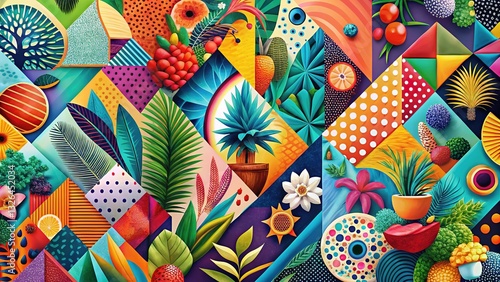 Collage creations:  Inspiring, imaginative, fun.  Mix & match for unique art.