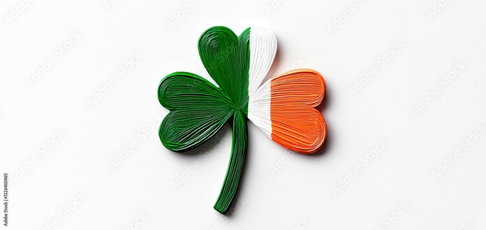 Irish Flag Shamrock Ireland Emblem Graphic Representation of National Identity and Cultural Significance Irish Flag Shamrock Ireland Emblem Graphic Representation of National Identity and Cultural Significance