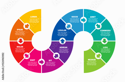 Infographic design template with place for your data. Vector illustration.