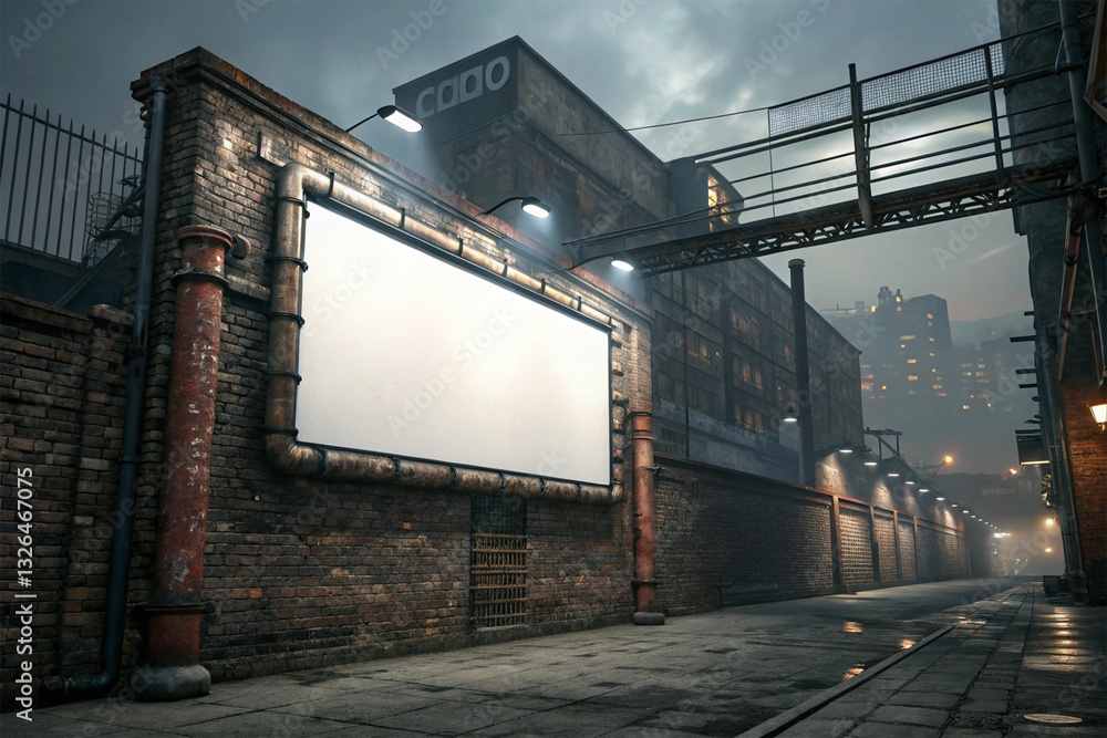 A sleek, modern banner mockup displayed in an urban setting. Perfect for showcasing advertisements, event promotions, or branding in a realistic environment A sleek, modern banner mockup displayed in an urban setting. Perfect for showcasing advertisements, event promotions, or branding in a realistic environment