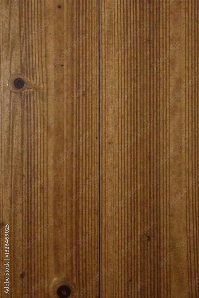 Fototapeta premium Uniform brown laminate planks, subtle wood grain , background texture, surface texture, laminate