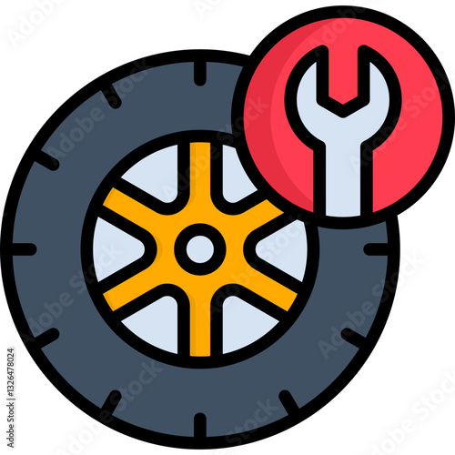 Tyre Repair Icon