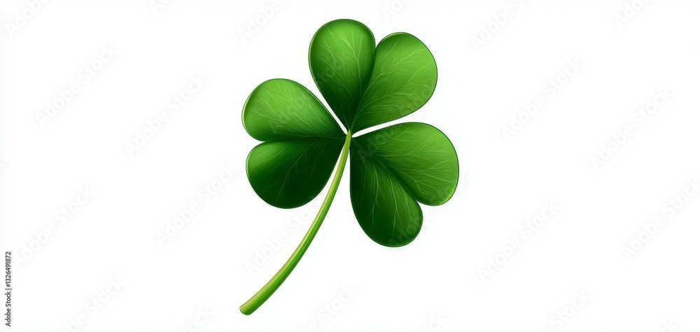Emerald Green Shamrock Three Leaf Clover Symbol of Irish Luck and Tradition for Saint Patricks Day Emerald Green Shamrock Three Leaf Clover Symbol of Irish Luck and Tradition for Saint Patricks Day