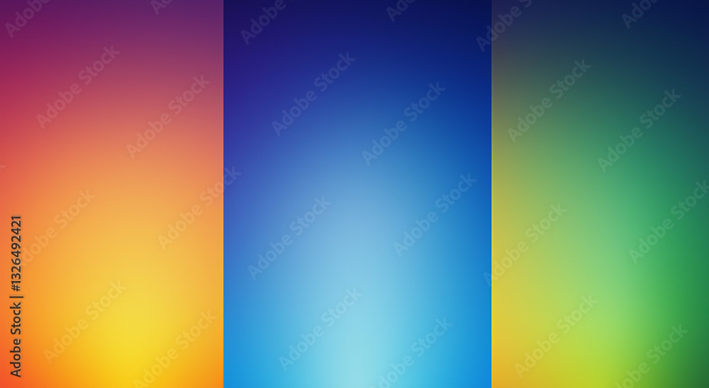 Obraz premium Modern Vibrant Gradient Color Spectrum Background