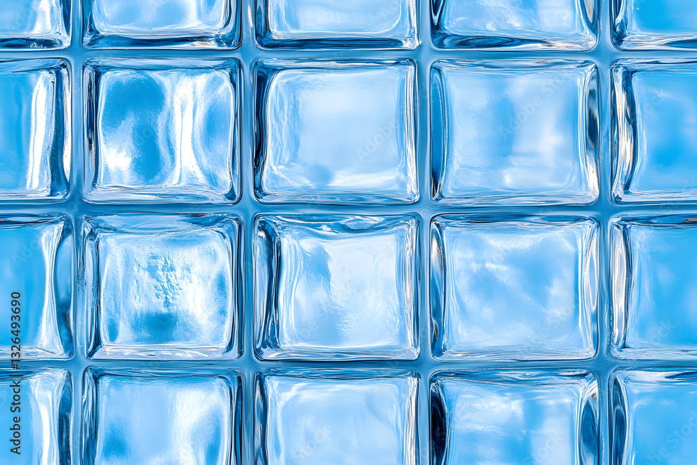 Seamless pattern of glass block wall Seamless pattern of glass block wall