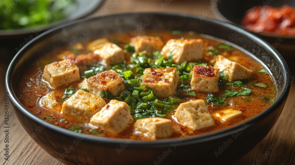 Spicy Tofu Soup: A Delicious and Aromatic Bowl of Goodness Spicy Tofu Soup: A Delicious and Aromatic Bowl of Goodness