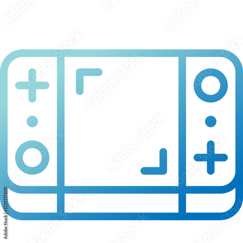 controller gradient line icon