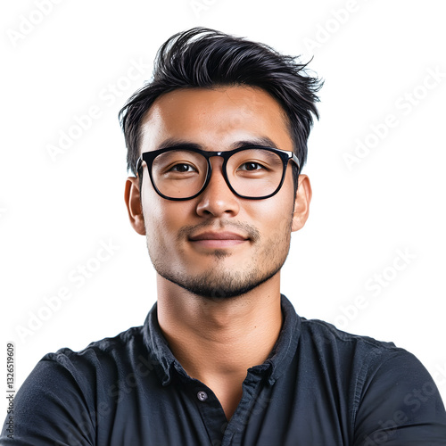 Confident and Enthusiastic Portrait of a Professional Male Instructor