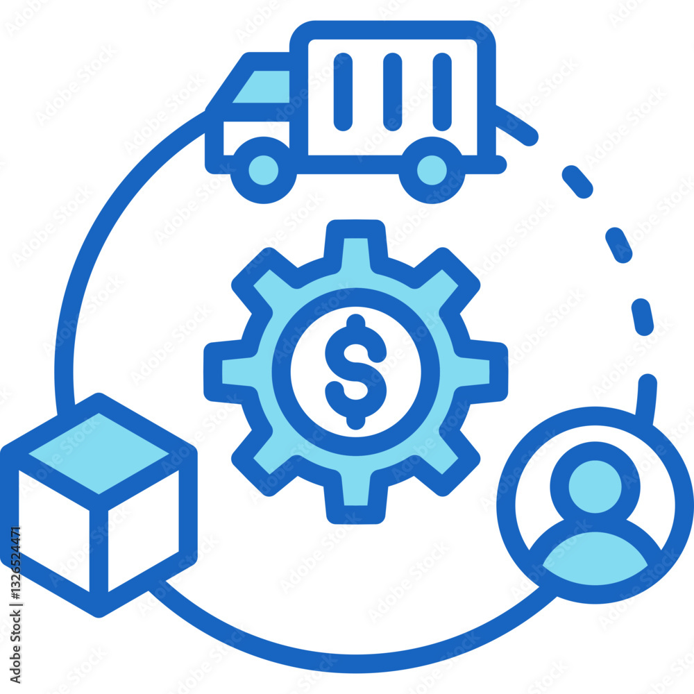 Product Chain Icon Product Chain Icon