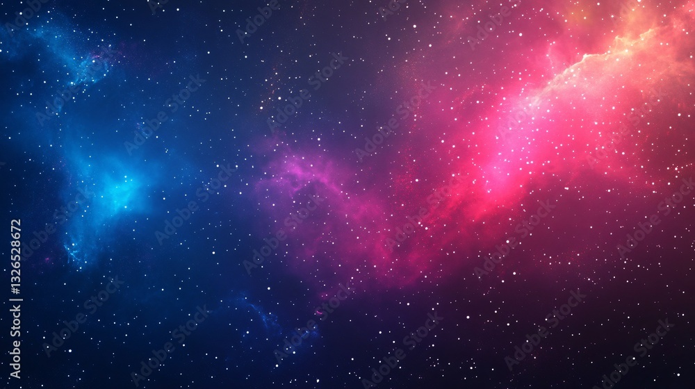 Fototapeta premium Bright Light Galaxy: Vibrant Vector Gradient Background Design for Creative Projects