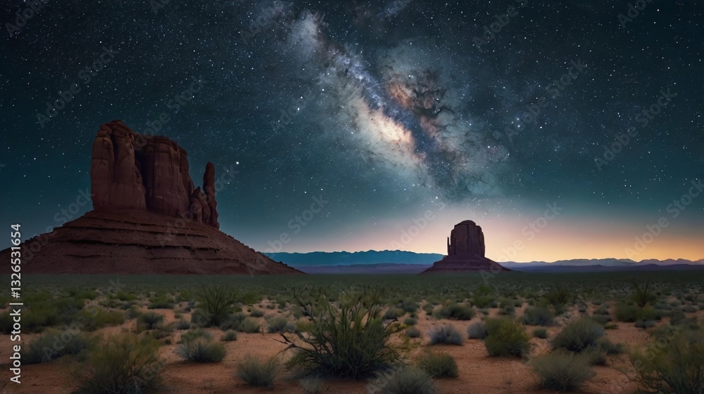 Obraz premium monument valley at sunset
