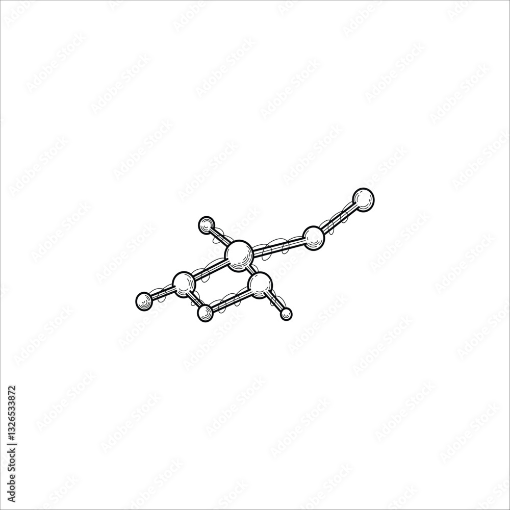 Atom molecule particle sketch vector
Atom molecule particle sketch vector