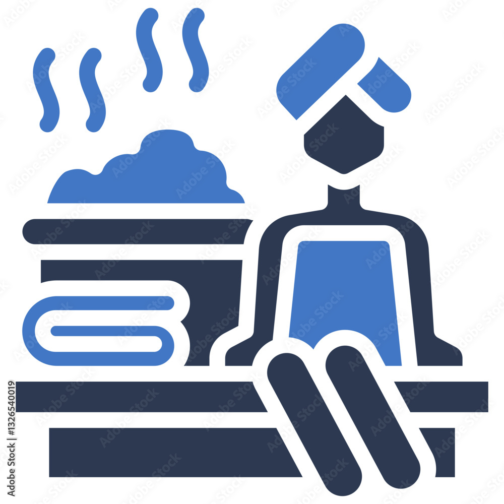Obraz premium Steam Room icon