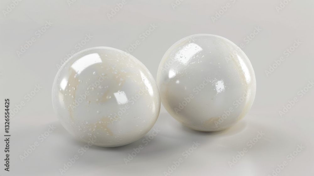 Obraz premium boiled egg isolated on white