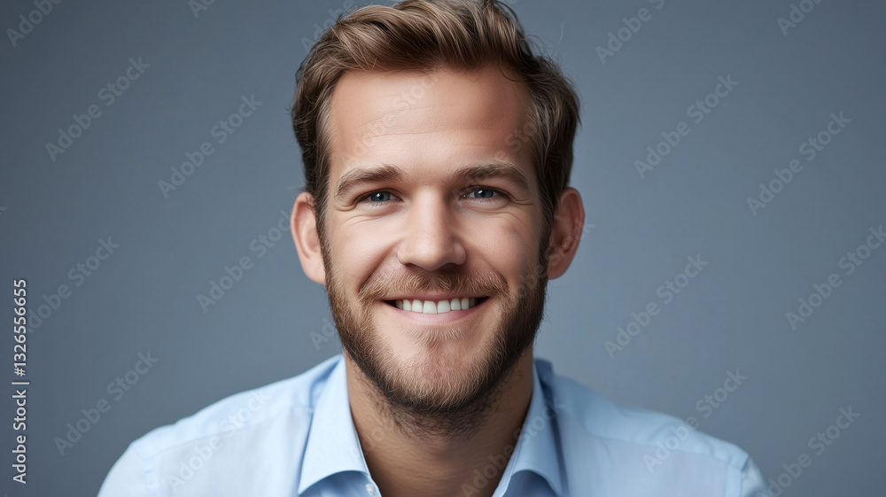 Headshot of a young, smiling European business professional with a welcoming and confident look. His business attire and subtle smile reflect a successful entrepreneur (1) Headshot of a young, smiling European business professional with a welcoming and confident look. His business attire and subtle smile reflect a successful entrepreneur (1)