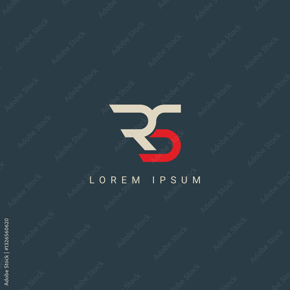 RS Alphabet letters Initials Monogram logo SR, R and S RS Alphabet letters Initials Monogram logo SR, R and S