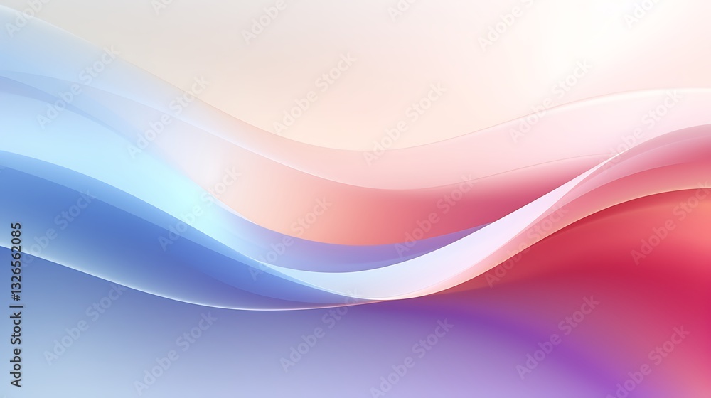 Abstract Waves of Color: Captivating wave-like shapes flow gracefully, creating an eye-catching visual effect. A harmonious blend of gradients and soft colors. Abstract Waves of Color: Captivating wave-like shapes flow gracefully, creating an eye-catching visual effect. A harmonious blend of gradients and soft colors.