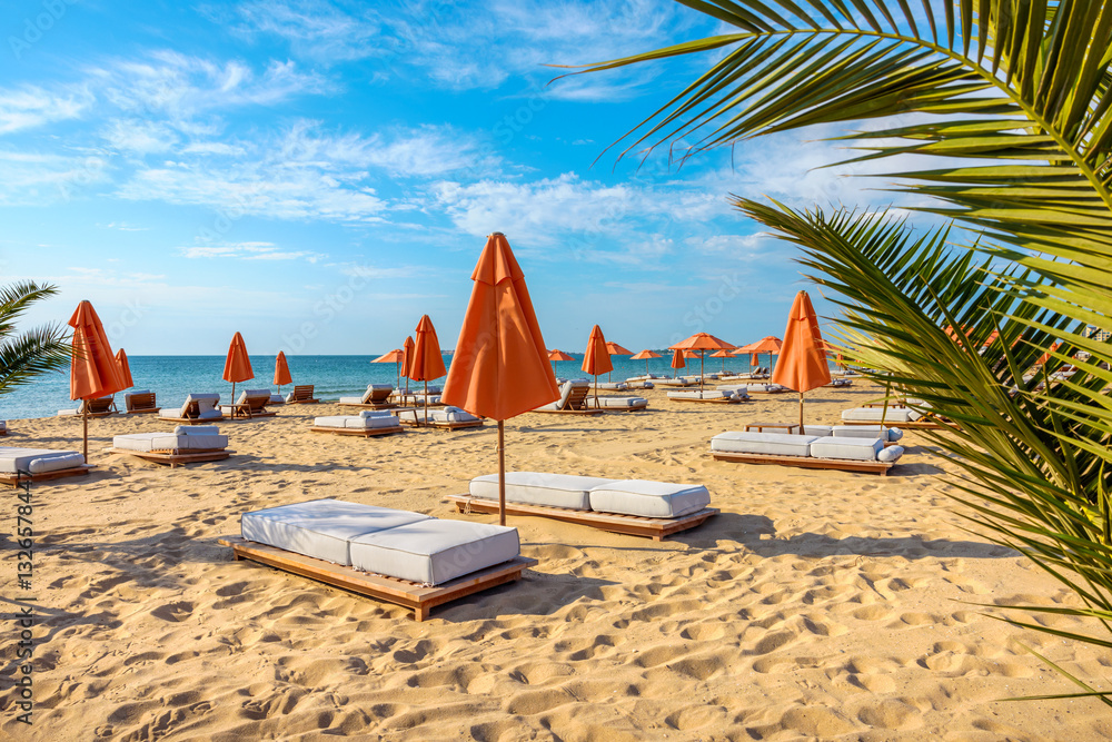 Sunny Beach scenic view. Bulgaria