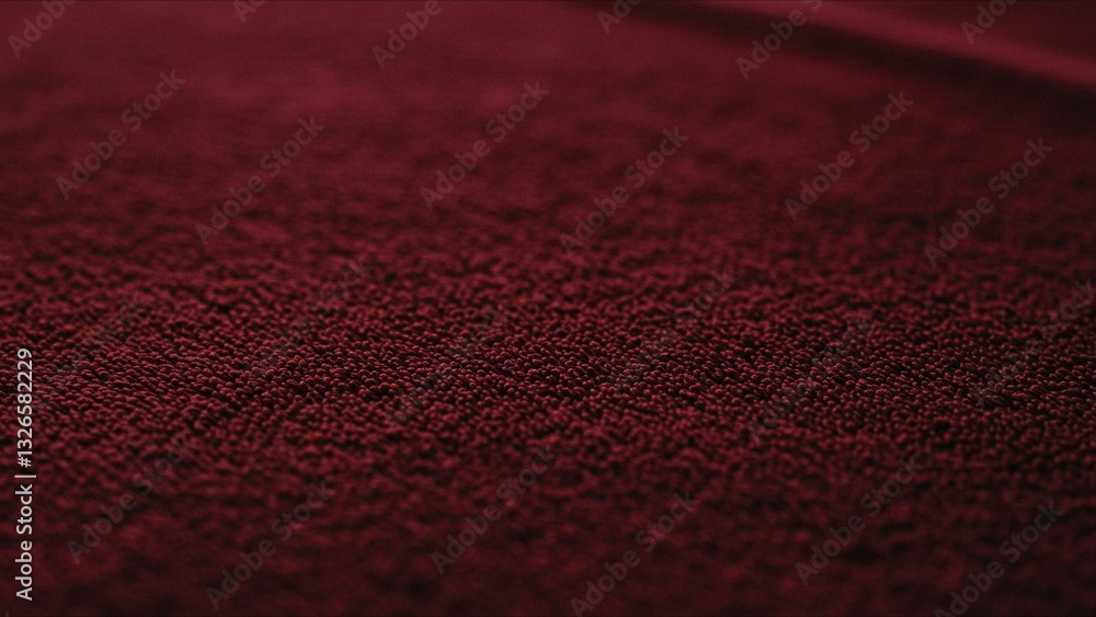 Close-up texture of dark red towel Close-up texture of dark red towel