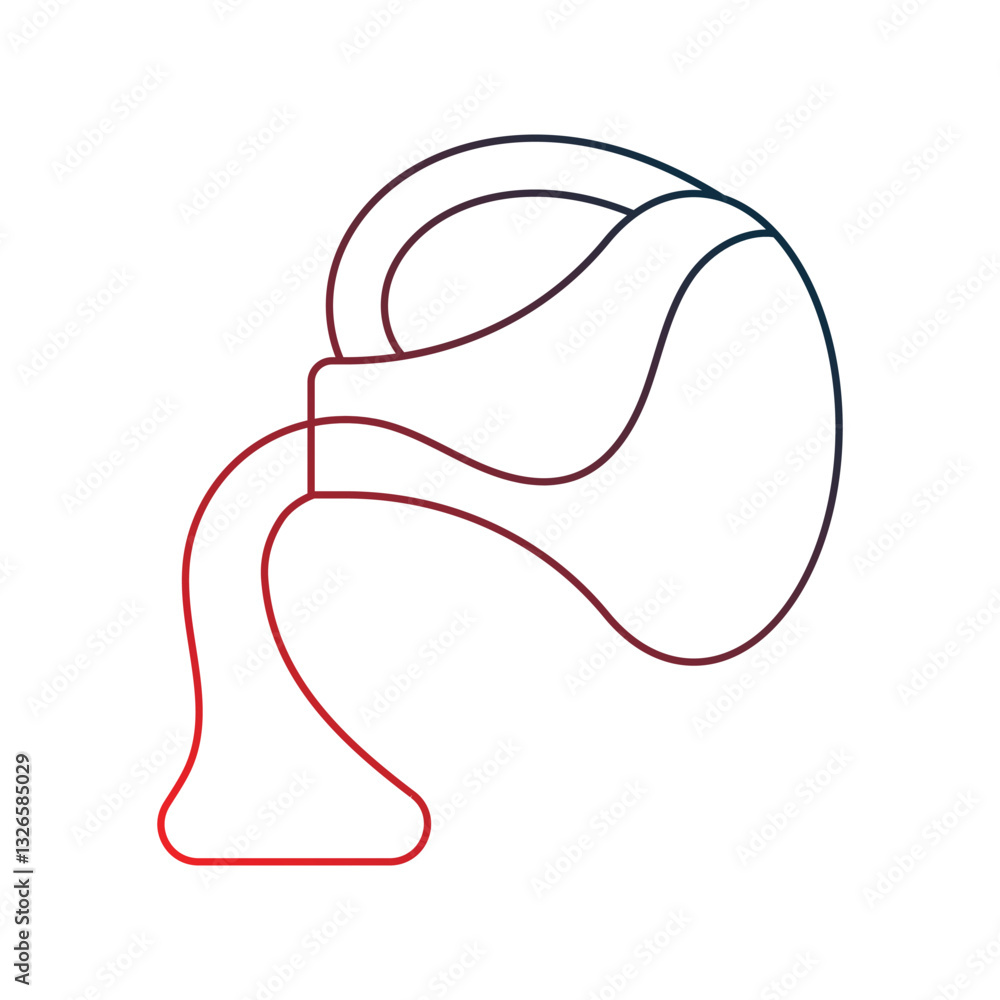 oil gradient outline icon with white background vector stock illustration oil gradient outline icon with white background vector stock illustration