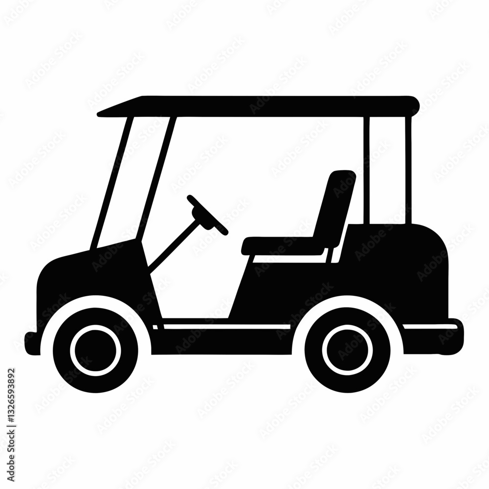 golf cart vehicle isolated icon vector illustration design black and white golf cart vehicle isolated icon vector illustration design black and white